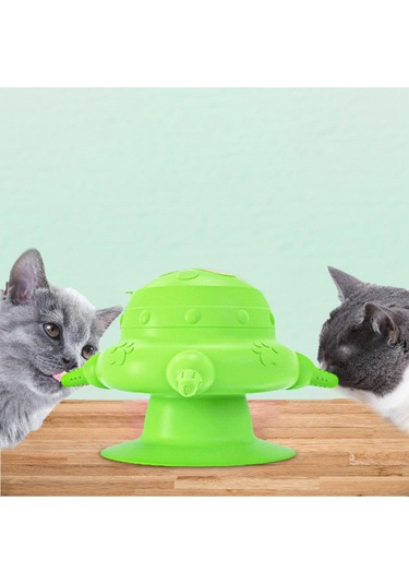 Suntek Pet Süt Besleme Kasesi Köpek Besleyici 4 Nozul Yeşil