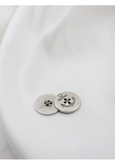 The New Button 25 Mm 12 Adet Çapa İşaretli Düğme 281042361