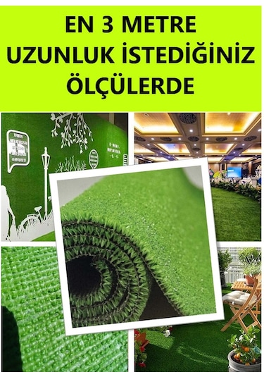 Yeşil Çim Halı Yapay Çim 3 Metre Eninde Çim Halı Yeşil Çim Halı