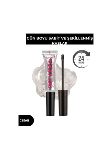 Barry M Take A Brow Şeffaf Sabitleyici Kaş Maskarası Beyaz