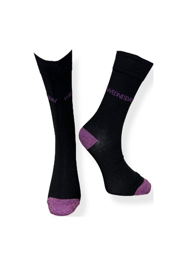 7'li Unısex Haftanın Günleri İşlemeli Esnek Nem Alabilen Pamuklu Spor Soket Çoraplar Çok Renkli