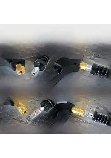 Geeksen Yüksek Basınçlı Temizleyici Makyası - Bakır Lıçalı Metal Fıç, 280bar/4000psi, 5m Uzaklıkta Araba Ve Bahçe Temizliği