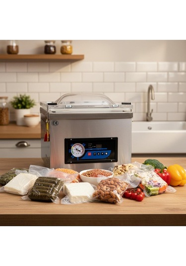 Poşet Vakum Makinası Tek Hazneli Vakum Makinası 30 Cm-129350