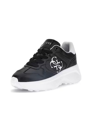 Guess Luckei 4g Logolu Kadın Spor Ayakkabı Flplucele12 Siyah