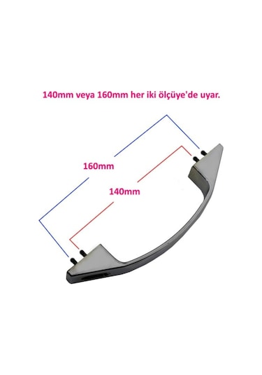 Duşakabin Kulpu Çift Delikli 14Cm Ve 16Cm Diğer