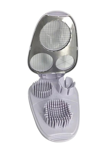 Çok Yumurta Dilimleyici 3 In 1 Yumurta Dilimleyici Kesici Kama Yumurta Diliml Çok Fonksiyonlu Paslanmaz Çelik Dilimleyici 56559393 Beyaz