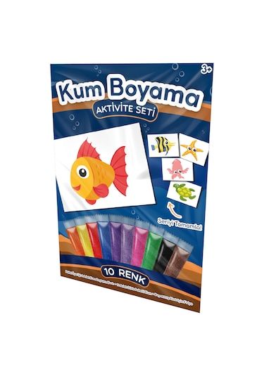 Sevimli Balık Kum Boyama Aktivite Seti