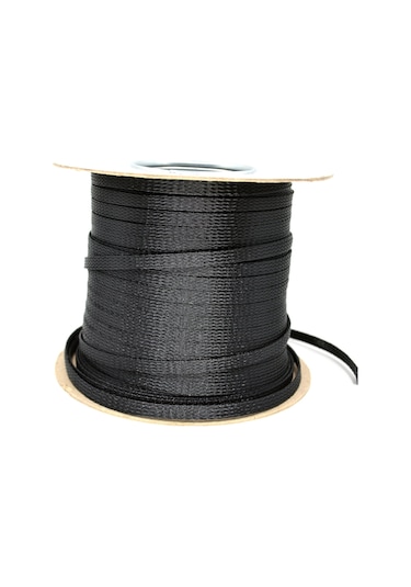 8mm Kablo Toplama Çorabı Siyah 100 Metrelik Top