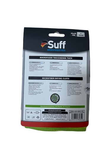 Kadife Çiçeği Mikrofiber Kurulama Bezi 40 X 40 Cm, Yeşil