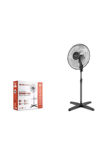 Metropol Mp-1005 16" Ayaklı Vantilatör -55w - Metal Pervane