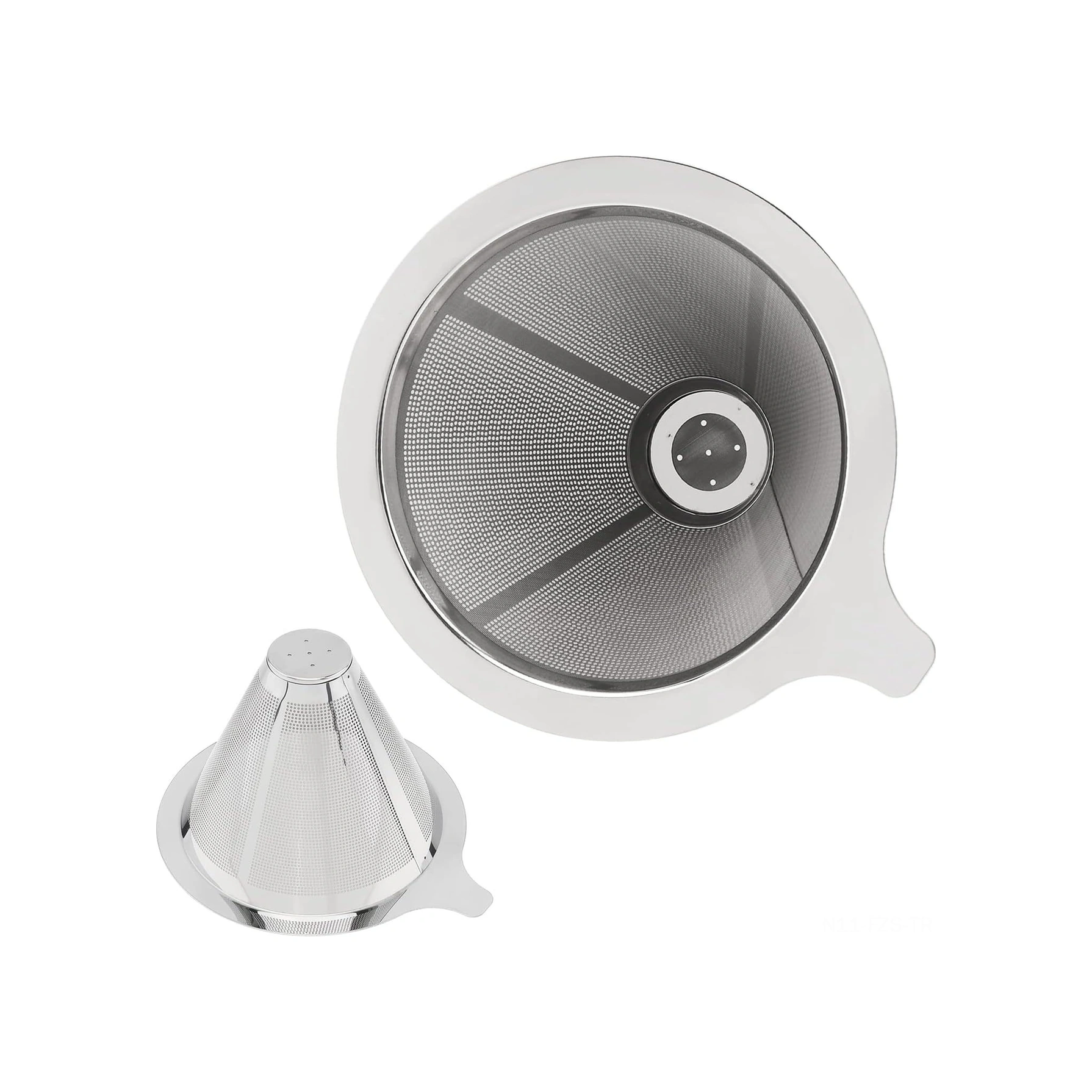 Fosenze 304 Paslanmaz Çelik Kahve Filtresi, Tek Kullanımlık Kağıt Gereksiz, Yeniden Kullanılabilir, 2-4 Bardak Kapasitesi, Isı Ve Asit Dayanıklı, Kolay Temizlenir Kırmızı Sarı