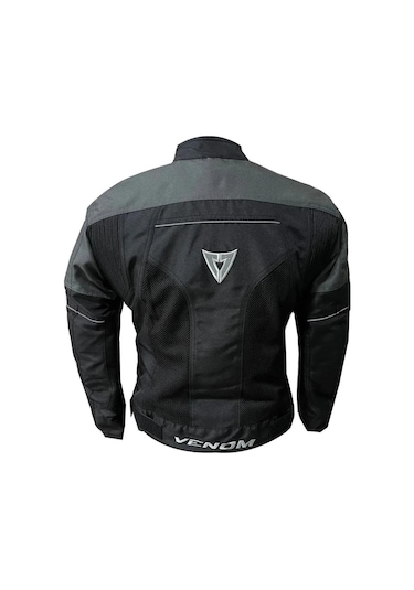 Venom Dynamıc 4 Mevsim Motosiklet Montu Siyah - Gri
