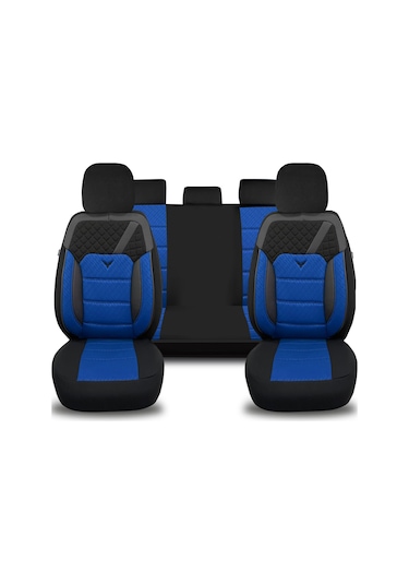 Minderland K1 - Suzuki Splash İle Uyumlu Koltuk Kılıfı, Tam Takım/mavi