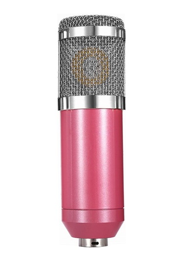 Jeemson Profesyonel Kondenser Mikrofon - Ses Kaydı Ve Ktv İçin Yüksek Hassasiyetli, Renkli Seçenekler Pembe Dahil