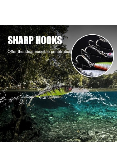 Novahub Gerçekçi Gözler Ve Desenlerle Avınızı Artıran Esnek Kuyruklu Balık Yemleri