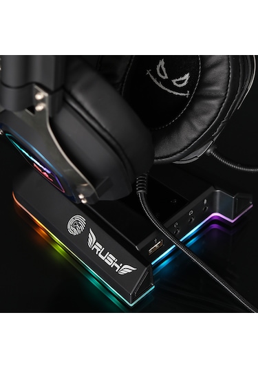 Rush Boomrack Rhs801 Rgb Usb 7.1 Surround Kulaklık Standı