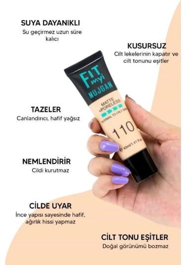 3'lü Fit Myi Tüp Fondöten Seti