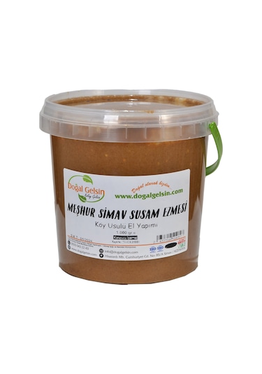 Doğal Gelsin Meşhur Simav Susam Ezmesi 1 KG
