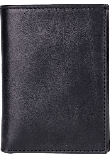 Nigra Hakiki Deri, El Yapımı Cüzdan, Rustik Siyah Siyah