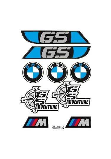 Bmw Tasarım A4 Çoklu Sticker Seti 02 Diğer