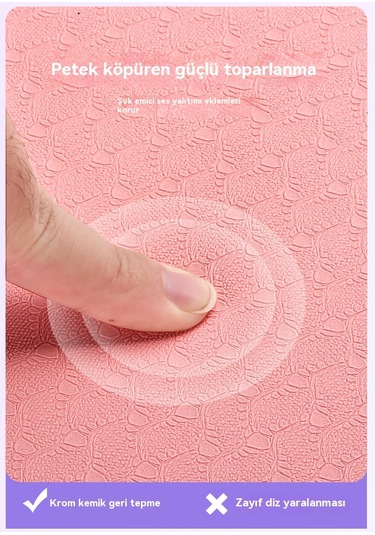 Erkek Ve Kadın Zindeliğinki Mor Yoga Mor