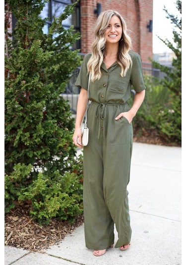 Barbora Keten Günlük Tulum Ln20haki14 001