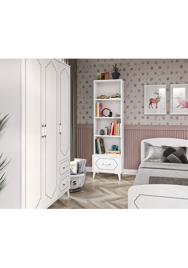 Hayal Modern Genç Odası Takımı Beyaz - 4 Parçalı Beyaz