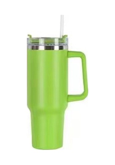 Meadow 304 Paslanmaz Çelik Araba Termosu 40 Oz - Isı Ve Soğuk Koruma Açık Yeşil 1 L Açık Yeşil