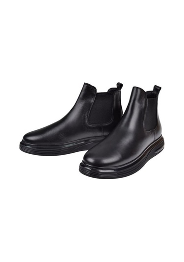 Voyager 6972 Mr Erkek Siyah Nata Deri Bot Siyah