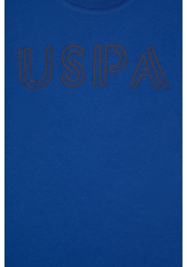 U.s. Polo Assn. Erkek Çocuk Saks Tişört Basic 50306483-vr045 Sax Saks Mavi