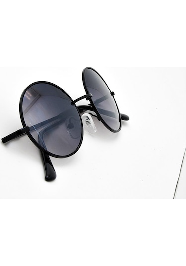 Extoll John Lennon Jlsyh Yuvarlak Erkek Güneş Gözlüğü Siyah