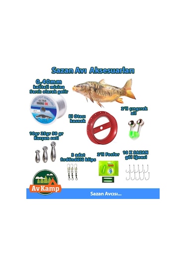 AvKamp Sazan Avcısı Olta seti 5000