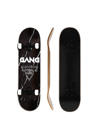 Gang 8.0 Marble Black Complete Profesyonel Kaykay Çok Renkli