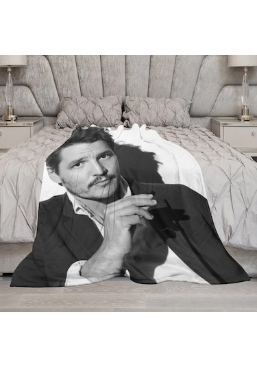 Pedro Pascal 3d Baskılı Yumuşak Peluş Battaniye M