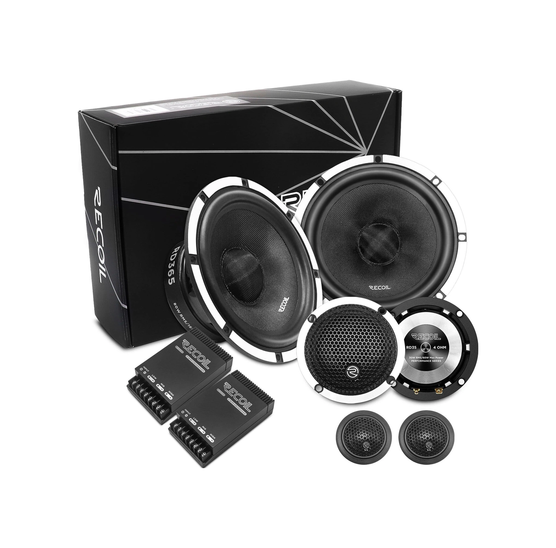 Recoil Rd365 3 Yollu Komponent Mid Takımı 160 Watt