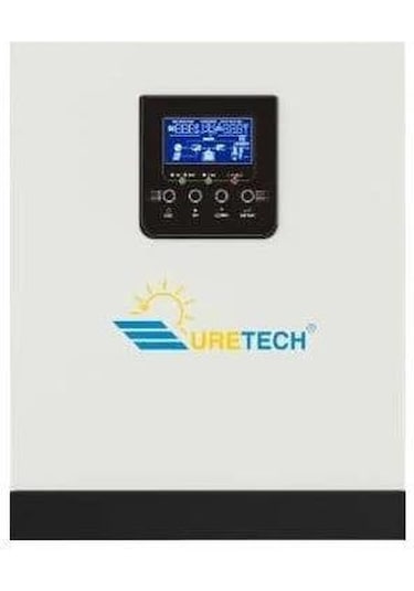 Uretech 1500va 1200 Watt 12v Tam Sinüs Akıllı Mppt 40a İnverter Hms1.5k-12v