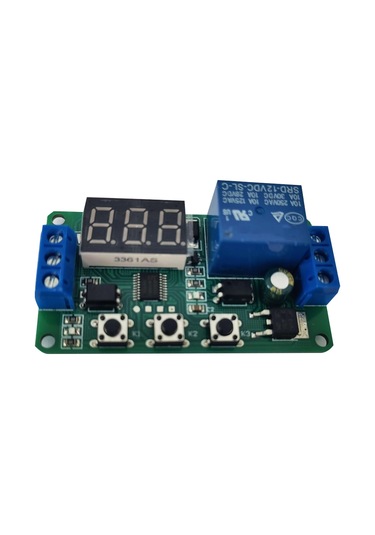 Singree 12v Led Gösterge Otomasyon Zaman Röle Modülü - 0.1sn-999dk Zamanlama Diğer