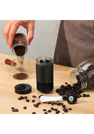 Homyl Manuel Kahve Öğütücü El Krank Çekirdeği Siyah