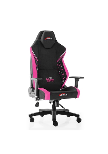 xDrive Anka Profesyonel Oyuncu Koltuğu - Queen Özel Seri Pembe/Siyah