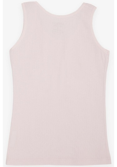 Breeze Kız Çocuk Atlet Geniş Askılı Fitilli 3-11 Yaş, Pembe-pembe Pembe
