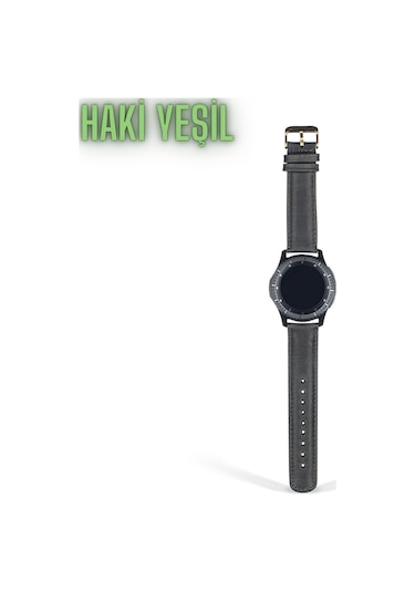 Vagave Samsung Uyumlu Active / Watch / Gear 20 Mm / 22 Mm Deri Kordon (482085373)