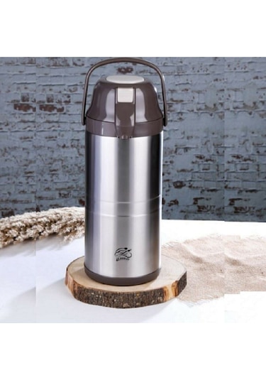 Ckr2009 4,5 Lt Siyah Çelik Termos