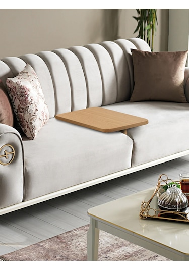 Lena Koltuk Sehpası - 40x30 - Atlantik Çam Atlantik Çam