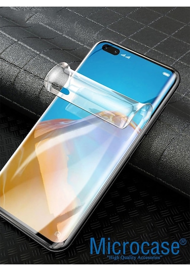 Microcase Huawei P40 Pro Full Koruma Curved 3D Pet Film