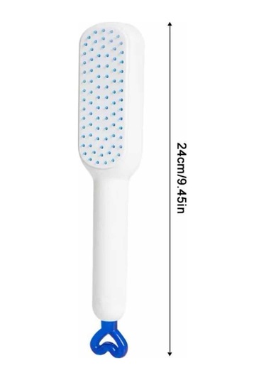 Silikon Yumuşak Sıkı Dişli Sihirli Geri Çekilebilir Tarak Kendini Temizleyen Saç Fırçası