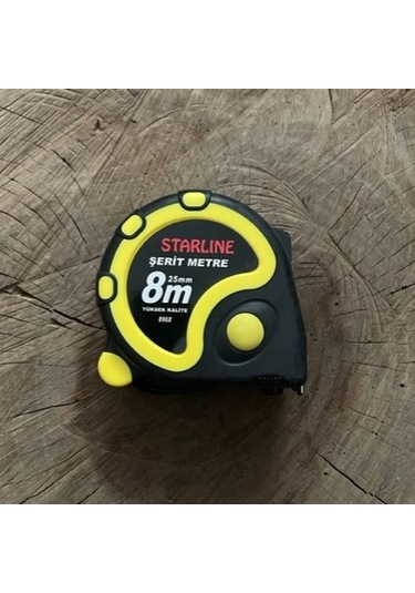 STARLİNE 8*25 MM YÜKSEK KALİTE ÇELİK ŞERİT 8 METRE