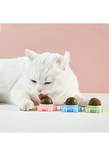 Tineke Catnipli Yenilebilir Kedi Nanesi Otu Yalama Oyun Topu Oyuncağı Yengeç
