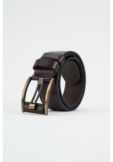 Erkek Kahverengi Deri Kemer 112541 Kahverengi