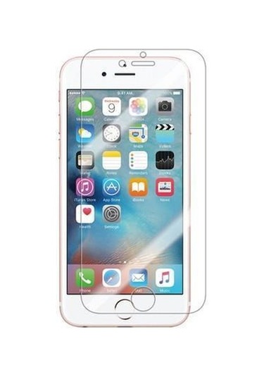 Nano Teknoloji İphone 7 Plus Beyaz Kırılmaz Cam Ekran Koruyucu Karışık Renk