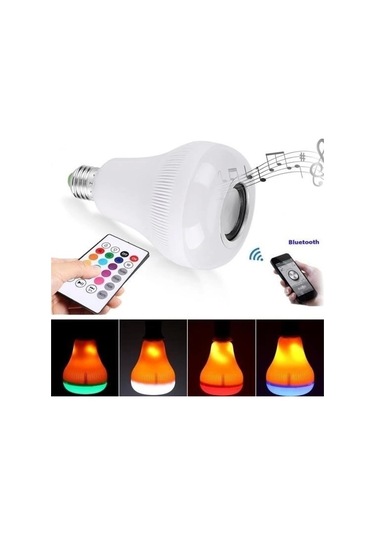 Buffer Kumandalı Bluetooth Hoparlör Ampul Ld-37 Renk